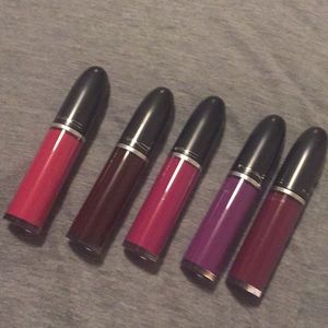 5 MAC Retro matte Liquid lipcolour $105Value